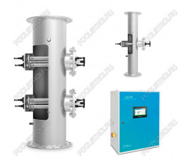 Ультрафиолетовая установка LIfetech TOP 770м3, DN350, 5*3kw, 18000h, Ручная очистка