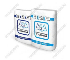 Песок стеклянный Aquaviva, фракция 0.5 - 1.5 мм, 20 кг Песок стеклянный Aquaviva, фракция 0.5 - 1.5 мм, 20 кг