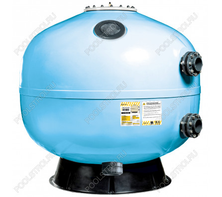 Фильтр AquaViva MS1800 (127 м³/ч, 1800 мм, 4140 кг, 110 мм, 2,5Бар, 1 м засыпка) + люк д/выгрузки и смотровое стекло