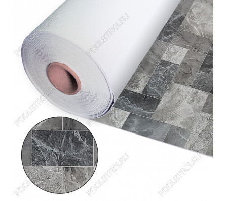 Лайнер камень Aquaviva Touch Vintage Stone Granite 1,65x20,2m (33.33м.кв)